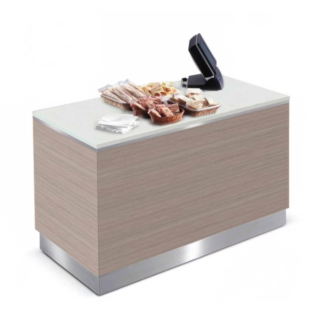 СТОЛ ШВЕД.НЕЙТР.ОСТРОВ. ENOFRIGO FAST LINE BASE 1000 NE ЦВЕТ 608+СТОЛ. БЕЛЫЙ КВАРЦ миниатюра 1