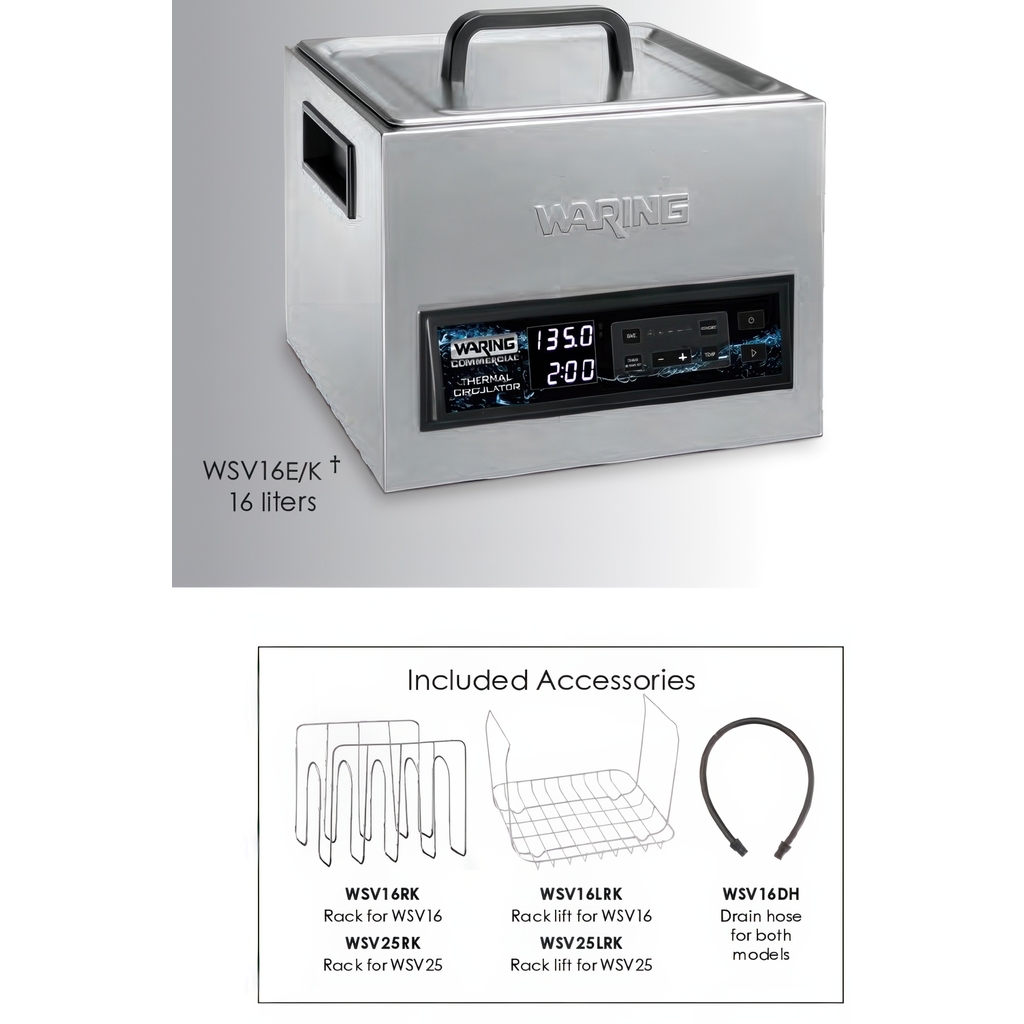 ТЕРМОСТАТ ВАННА WARING WSV16E миниатюра 1