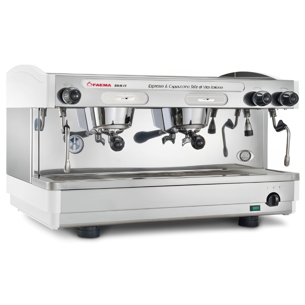 КОФЕМАШИНА ПОЛУАВТОМАТ FAEMA E98 RE S/2 БЕЛАЯ 3Ф миниатюра 1
