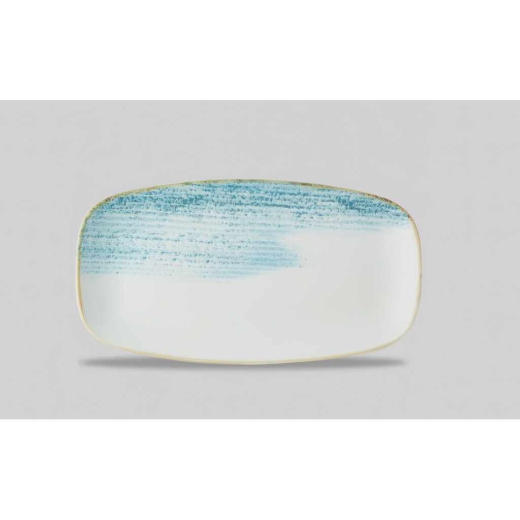 Блюдо прямоугольное CHEFS 29,8х15,3см, цвет Aquamarine, Studio Prints Homespun Accents HAAMXO111 миниатюра 1