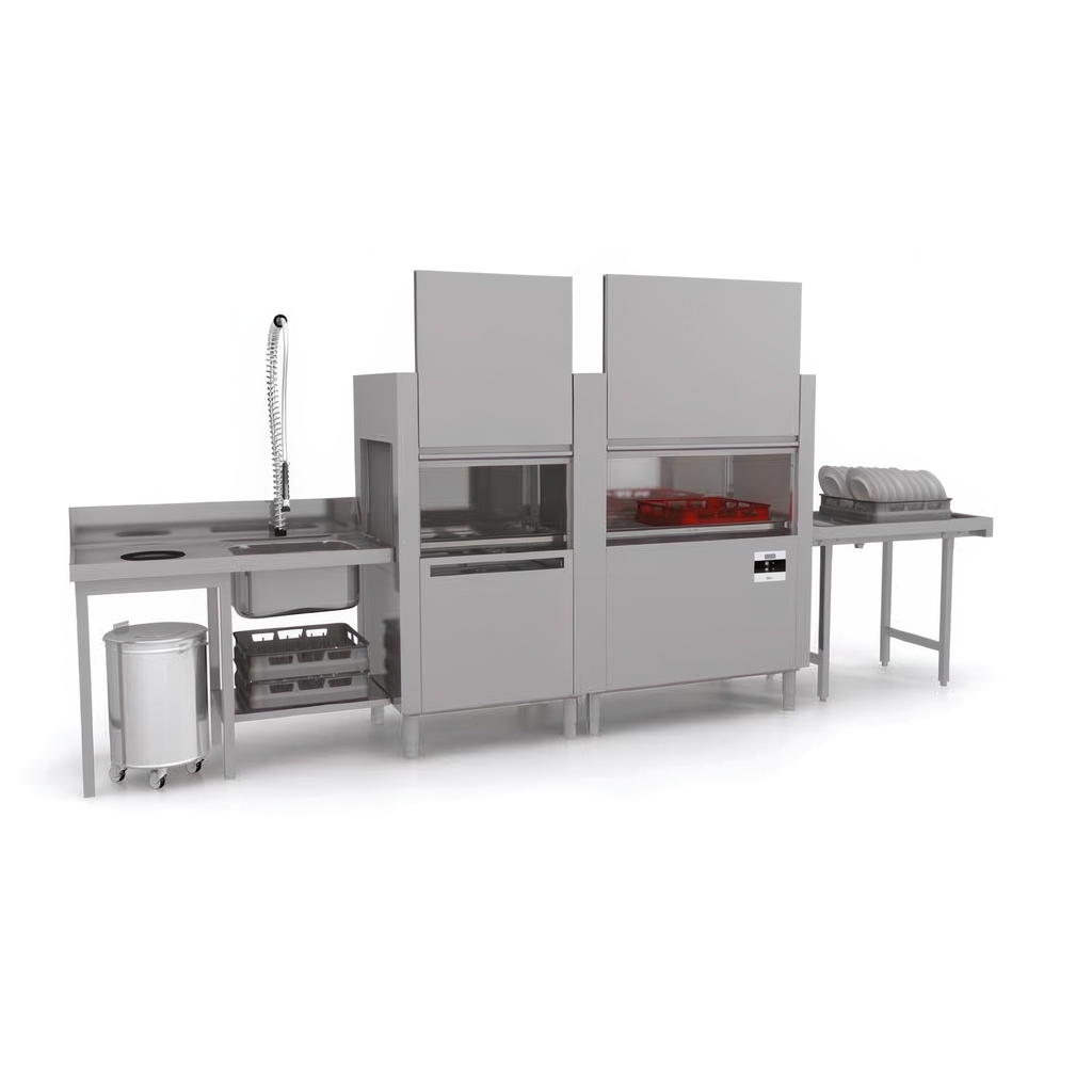 МАШИНА ПОСУДОМОЕЧНАЯ КОНВЕЙЕРНАЯ APACH CHEF LINE LTIT200 PWR миниатюра 1