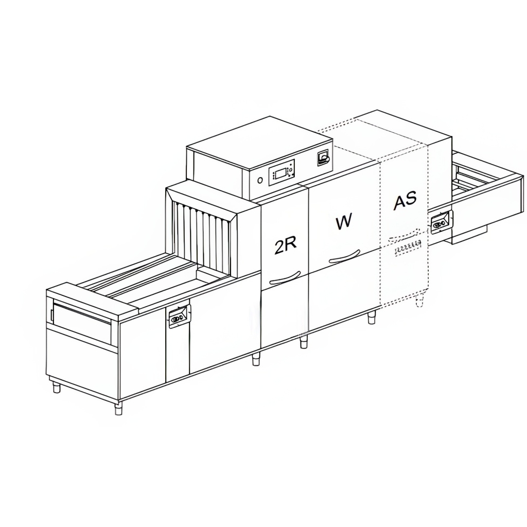 МАШИНА ПОСУДОМОЕЧНАЯ DIHR QX 246 AS6+DDE+DRF69+HRF10/2 ЧАСТИ миниатюра 1