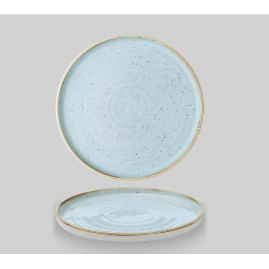 Тарелка мелкая d21см h2см с прямым бортом, Chefs Plate, Stonecast Duck Egg Blue SDESWP211 миниатюра 1