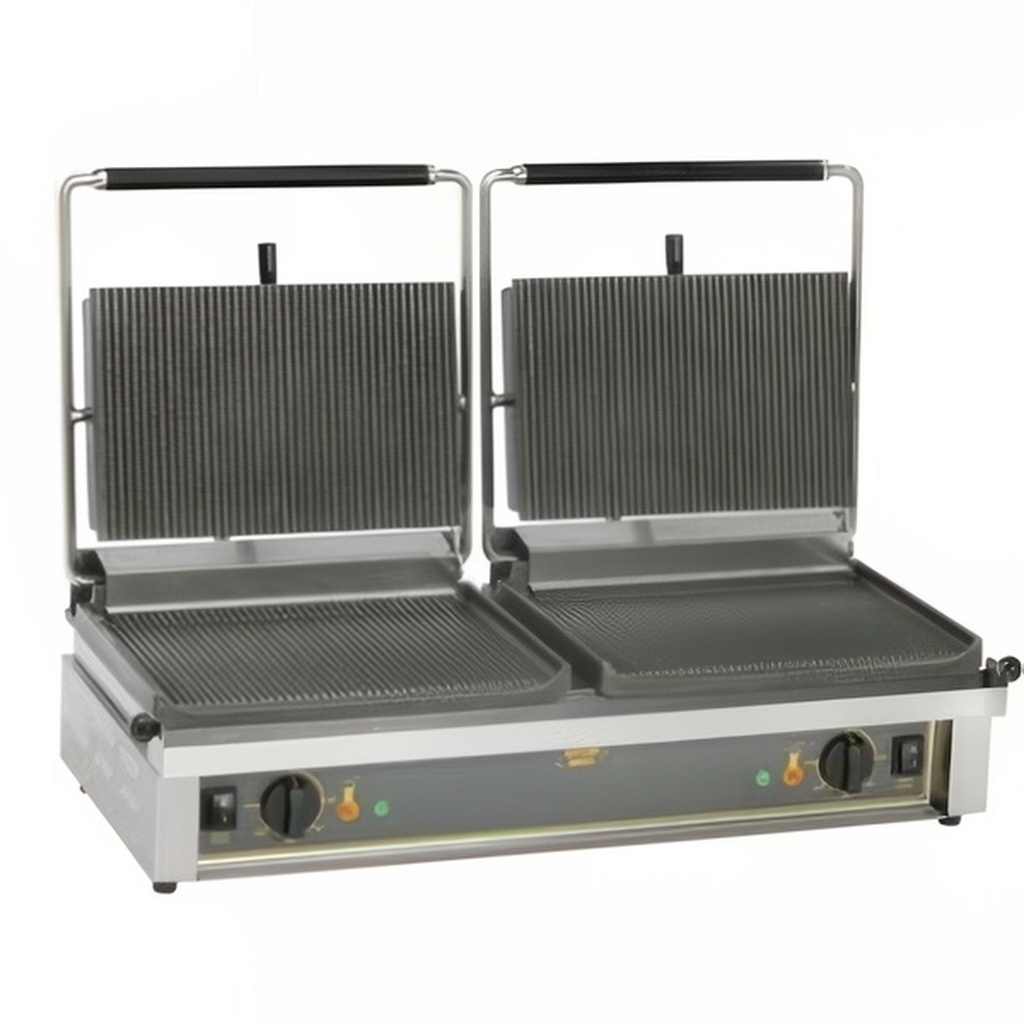 ГРИЛЬ КОНТАКТНЫЙ ROLLER GRILL DOUBLE PANINI R миниатюра 1