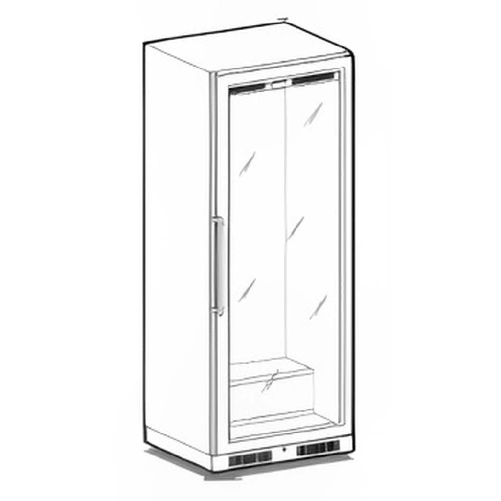 ШКАФ ВИННЫЙ GEMM WD7/121 + ПОЛКИ  WR7/01 4 ШТ. миниатюра 1