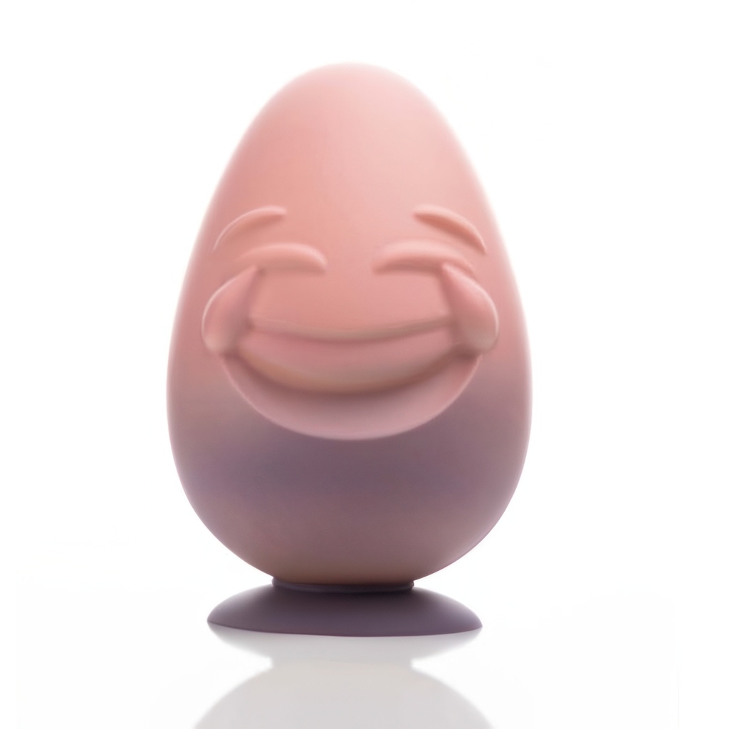 Форма д/шок. "FUNNY egg " 140x140xh215 mm 340гр, 2 шт, KT212 миниатюра 1