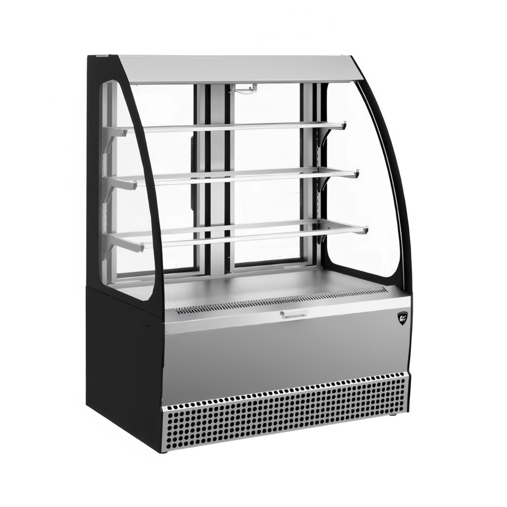ВИТРИНА КОНДИТЕРСКАЯ KAYMAN KВК-950М ОТКРЫТАЯ ЛЮКС НЕРЖАВЕЙКА миниатюра 1