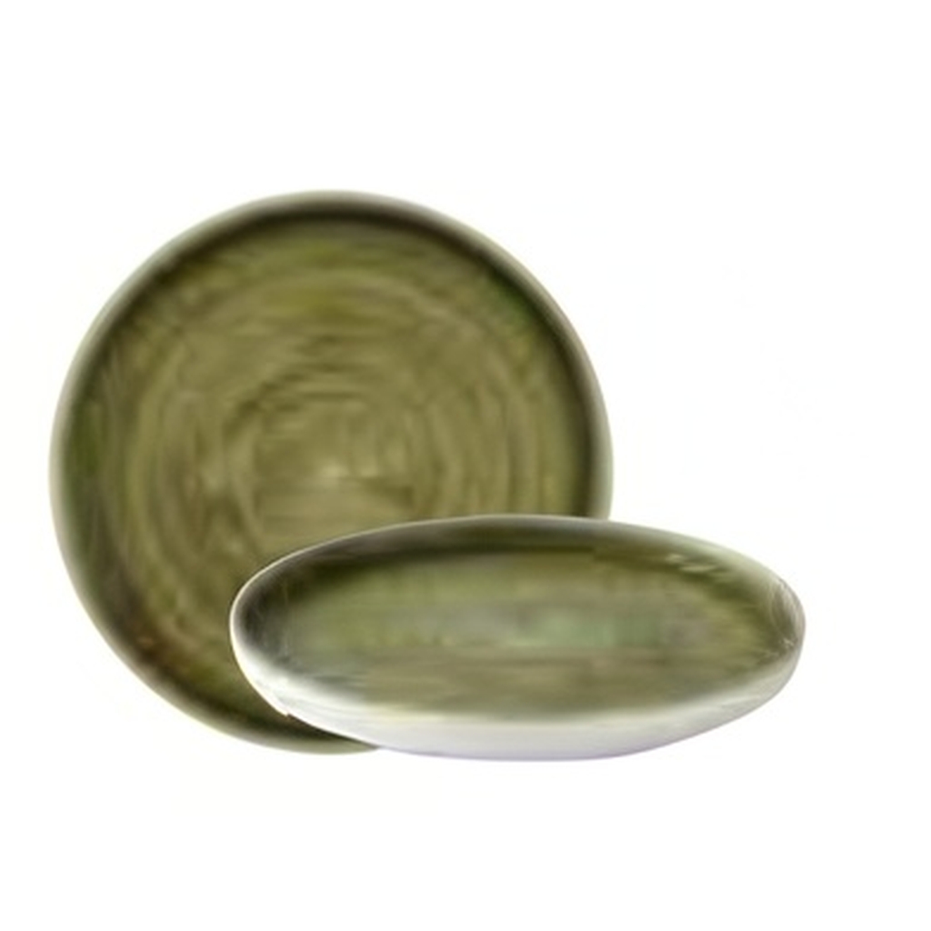 Тарелка мелкая d21см h2см с прямым бортом, Chefs Plate, Stonecast Plume, цвет Olive, PLGRWP211 миниатюра 1