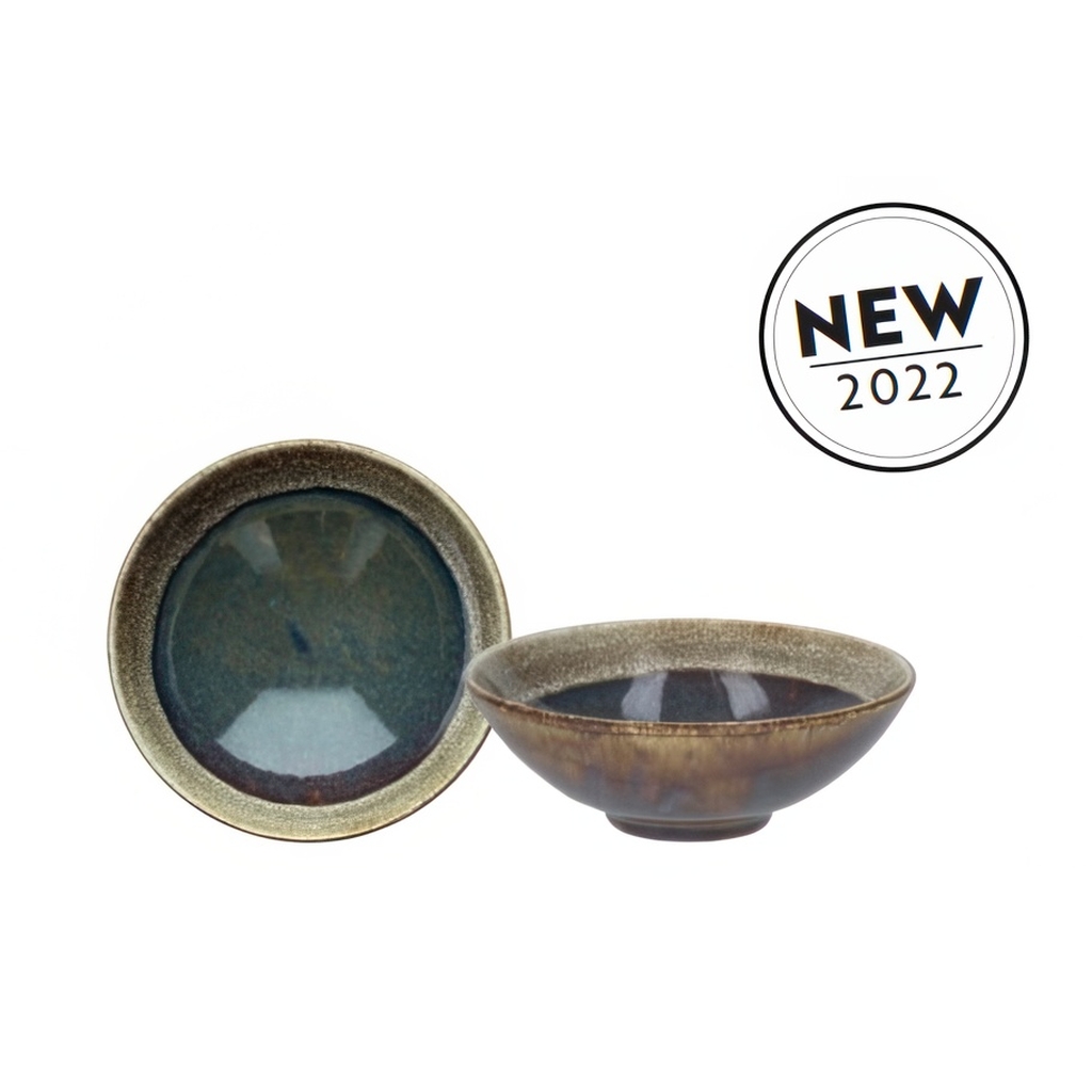 Миска 15,5*h5 см BLOOM BLUE AND BROWN BM004158088 миниатюра 1