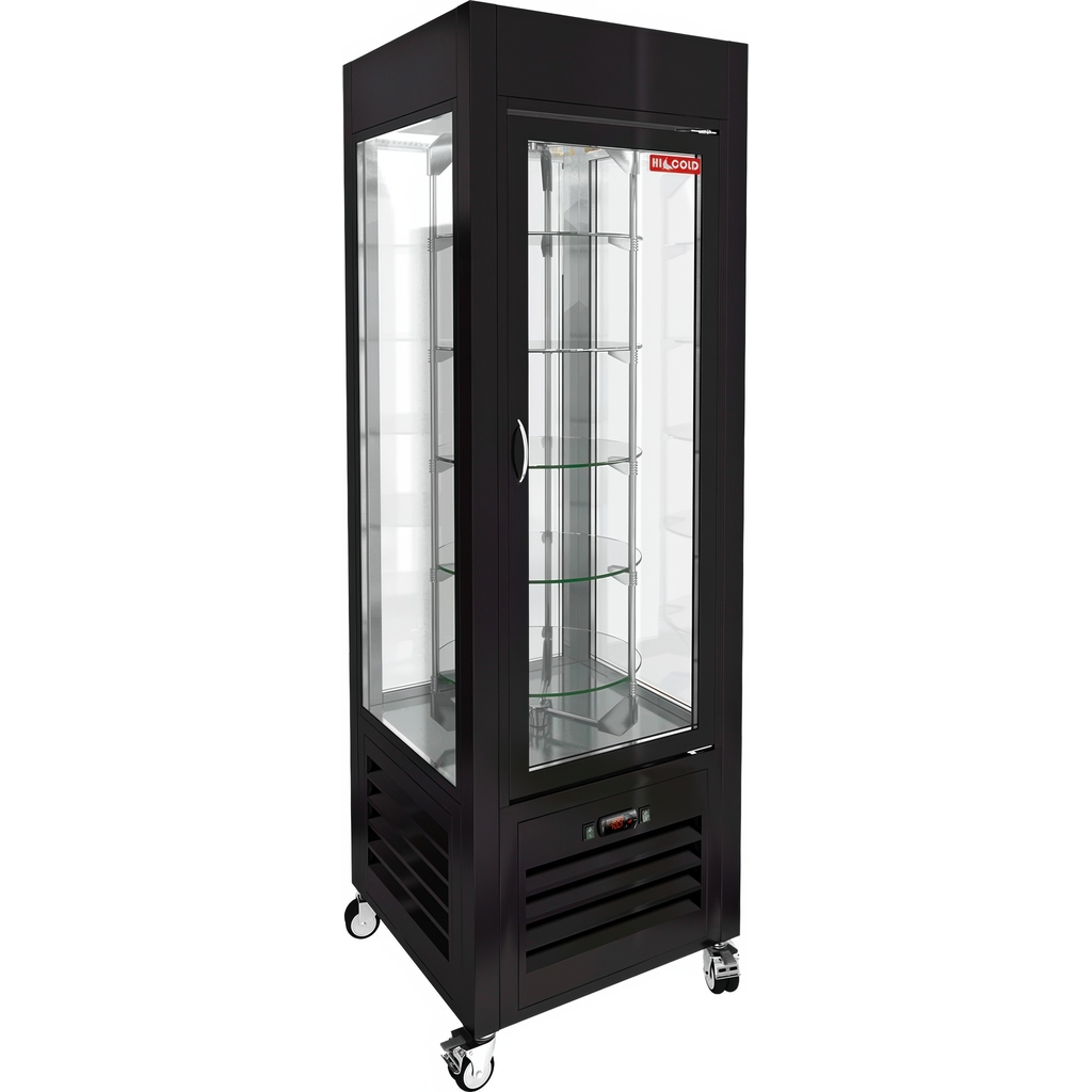 ВИТРИНА КОНДИТ/ВЕРТИКАЛЬНАЯ HICOLD VRC 350 R BLACK миниатюра 1