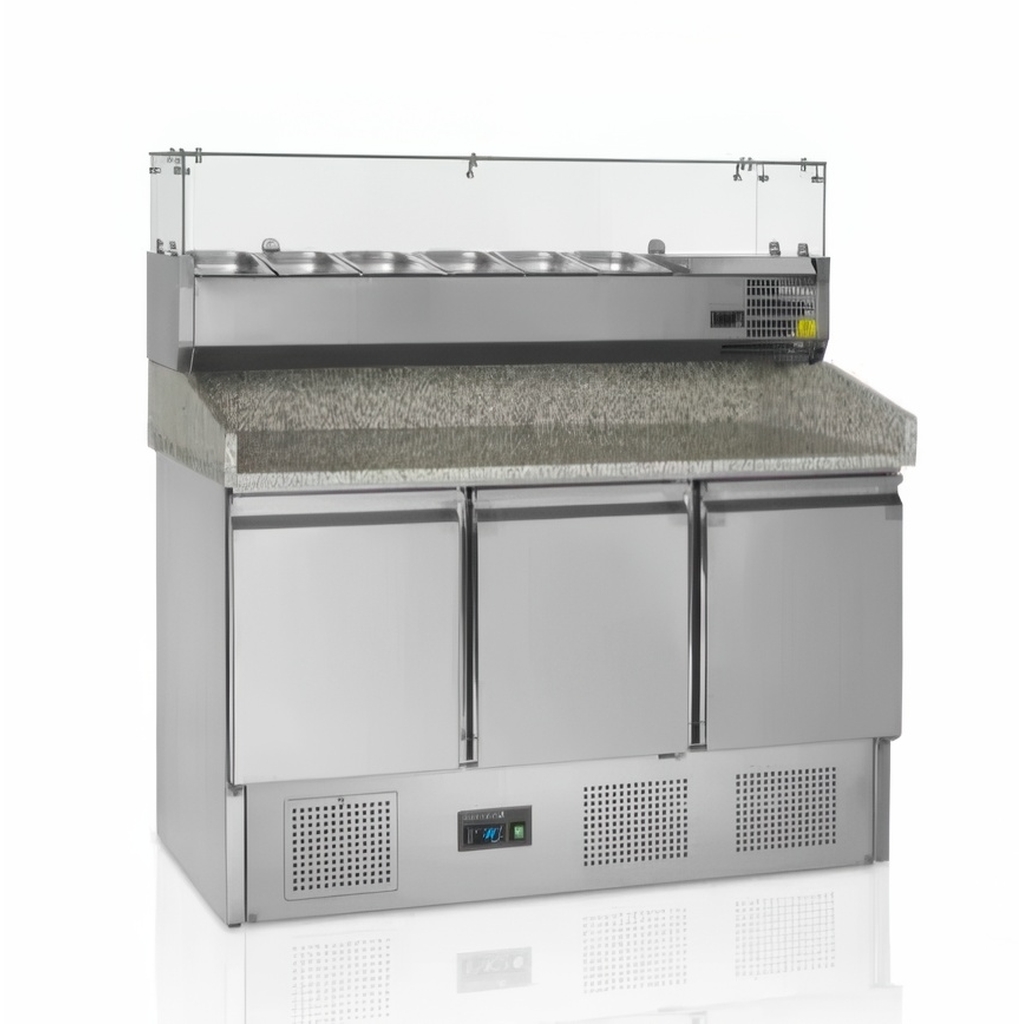 СТОЛ ДЛЯ ПИЦЦЫ TEFCOLD PT1365 + VK33-140 миниатюра 1