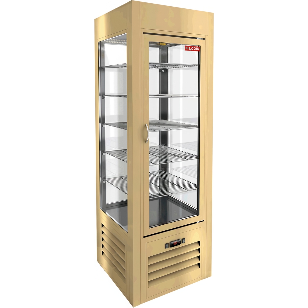 ВИТРИНА КОНДИТ/ВЕРТИКАЛЬНАЯ HICOLD VRC 350 SH BEIGE миниатюра 1