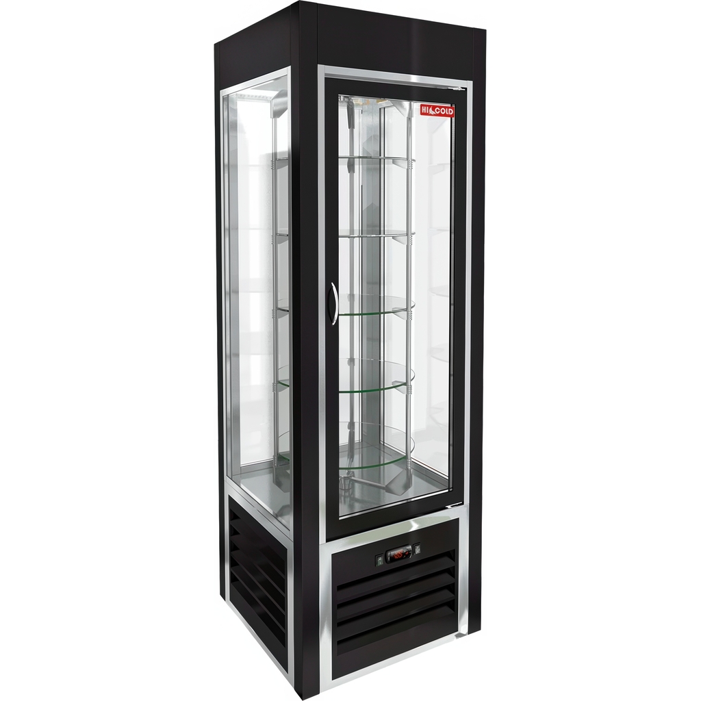 ВИТРИНА КОНДИТ/ВЕРТИКАЛЬНАЯ HICOLD VRC 350 R Sh BLACK FR миниатюра 1