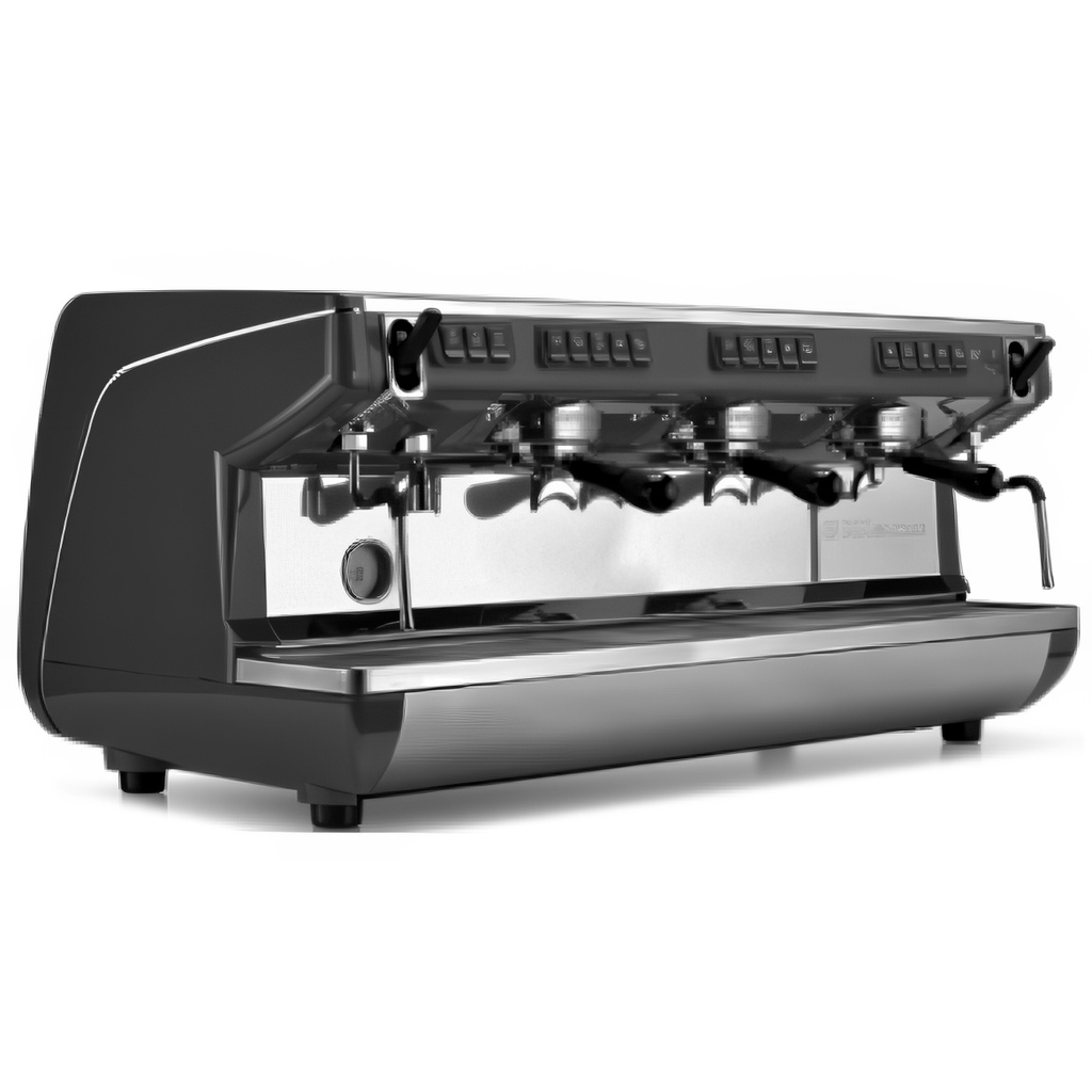 КОФЕМАШИНА APPIA LIFE 3GR V/ ЧЕРНЫЙ+ЭКОНОМАЙЗЕР+ВЫСОКАЯ ГРУППА 1Ф 169074 миниатюра 1