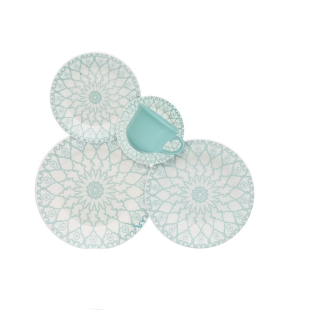 Тарелка мелкая MANDALA 24см Oxford 091079, AE02-5258 миниатюра 1