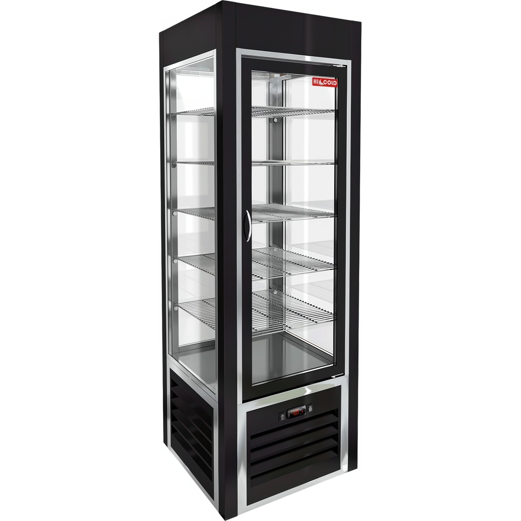 ВИТРИНА КОНДИТ/ВЕРТИКАЛЬНАЯ HICOLD VRC 350 SH BLACK FR миниатюра 1