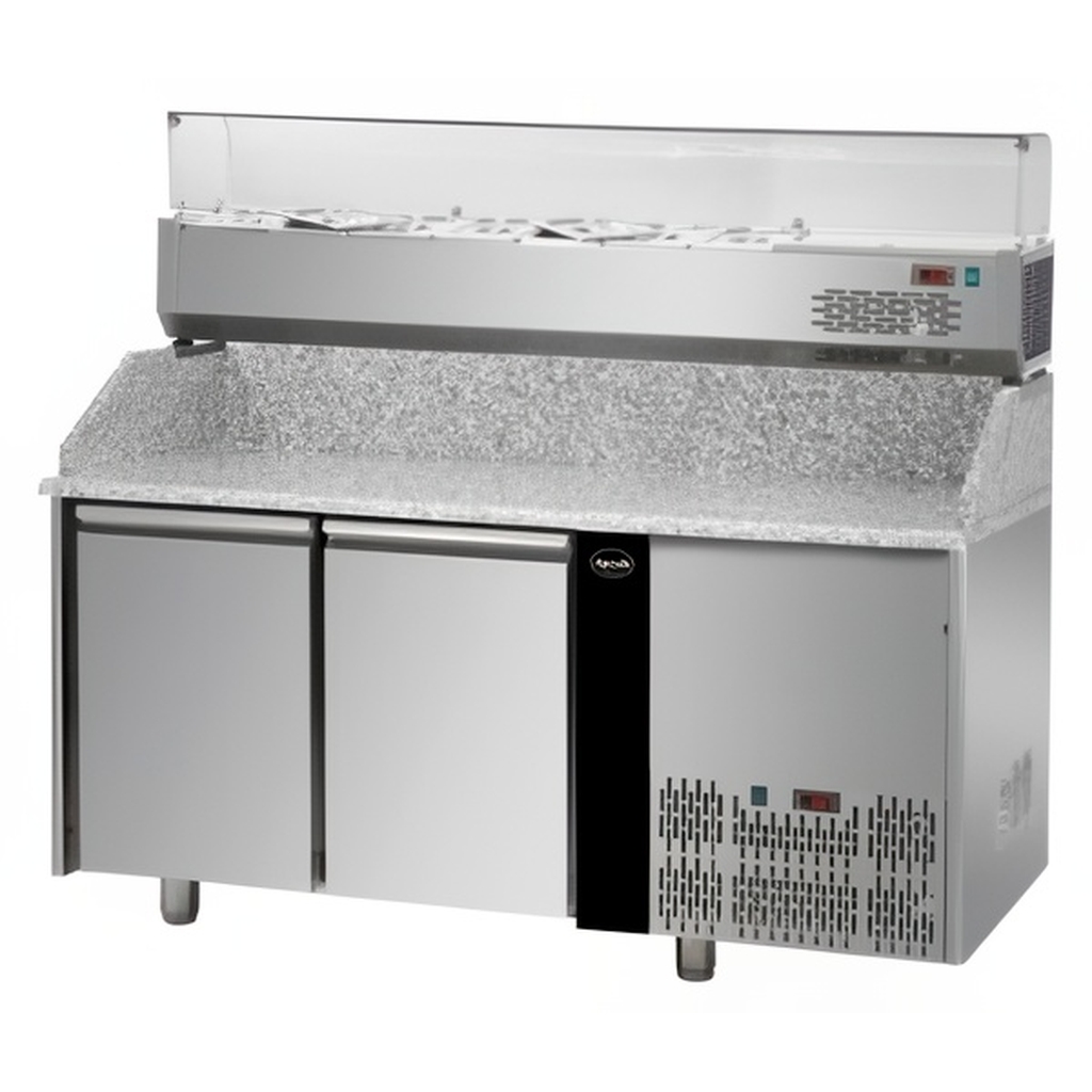 СТОЛ ДЛЯ ПИЦЦЫ APACH APZ02+VR4 160 VD миниатюра 1