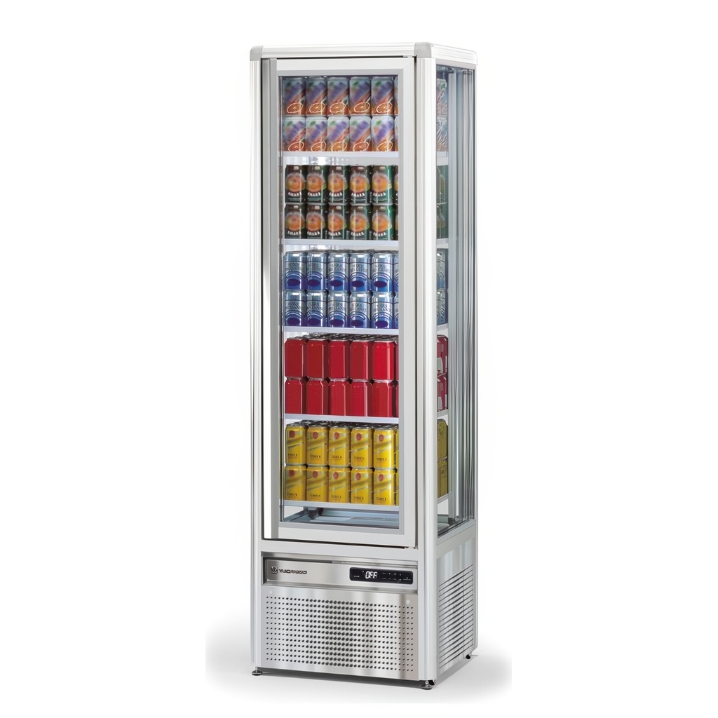ШКАФ ХОЛОД. СО СТЕКЛОМ TECFRIGO SNELLE 281 G СЕРЕБР. миниатюра 1