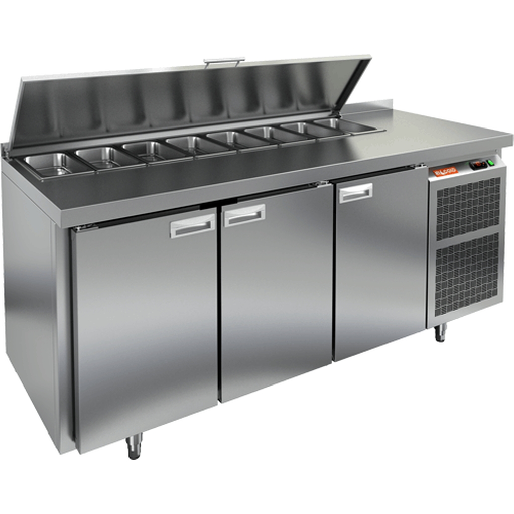 СТОЛ ДЛЯ САЛАТОВ HICOLD SL1-111GN (1/3) (R290) миниатюра 1