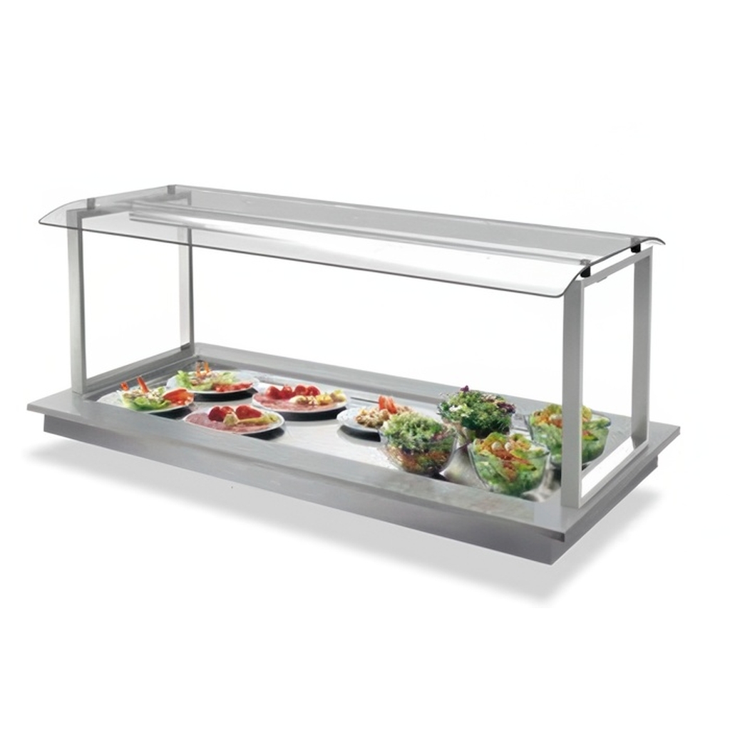 ПРИЛАВОК ХОЛОД. ENOFRIGO DOGE ISOLA V-CURVO SVT FISSA RF 1400 ВСТР. миниатюра 1