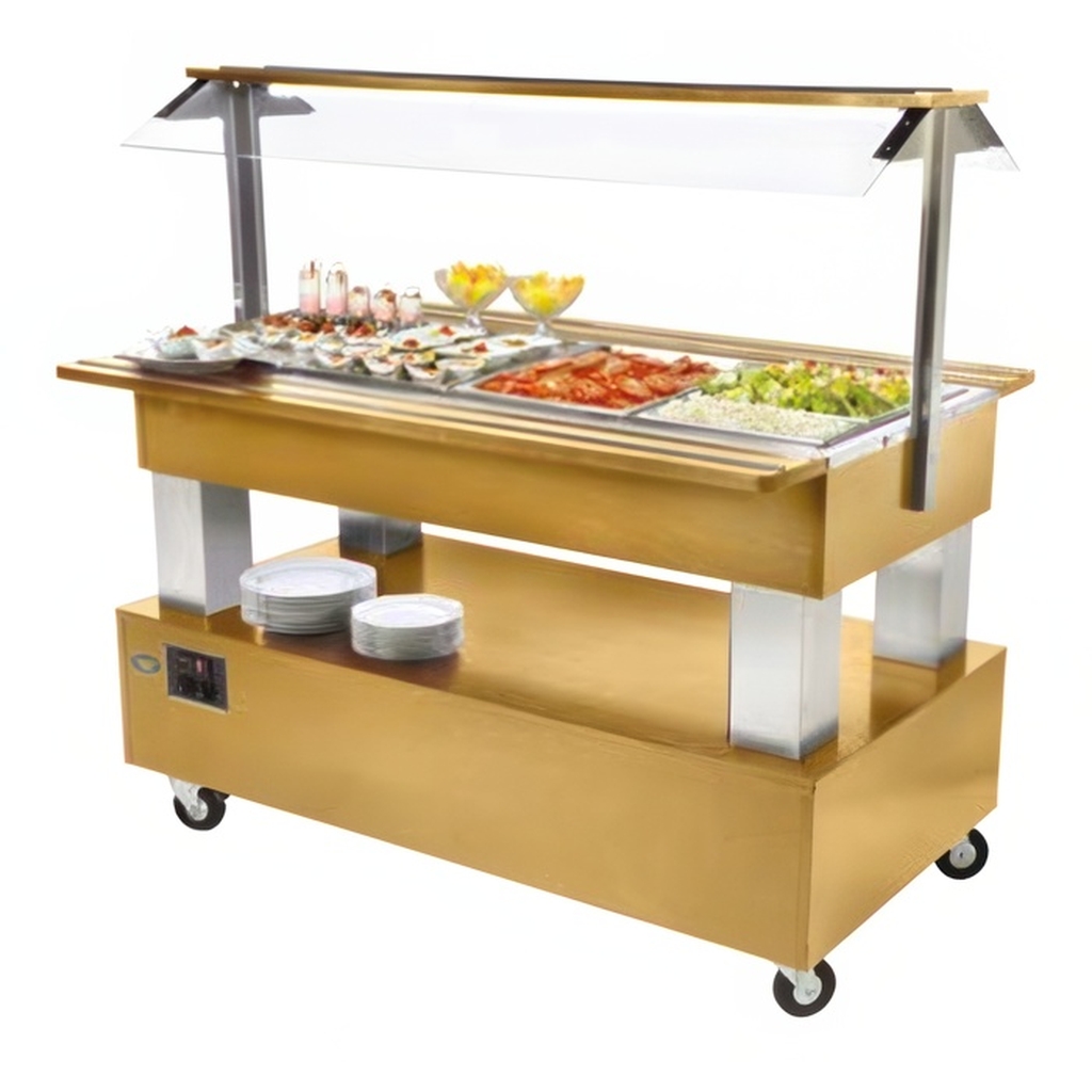 САЛАТ-БАР ROLLER GRILL SB 40 M СВЕТЛЫЙ ДУБ миниатюра 1