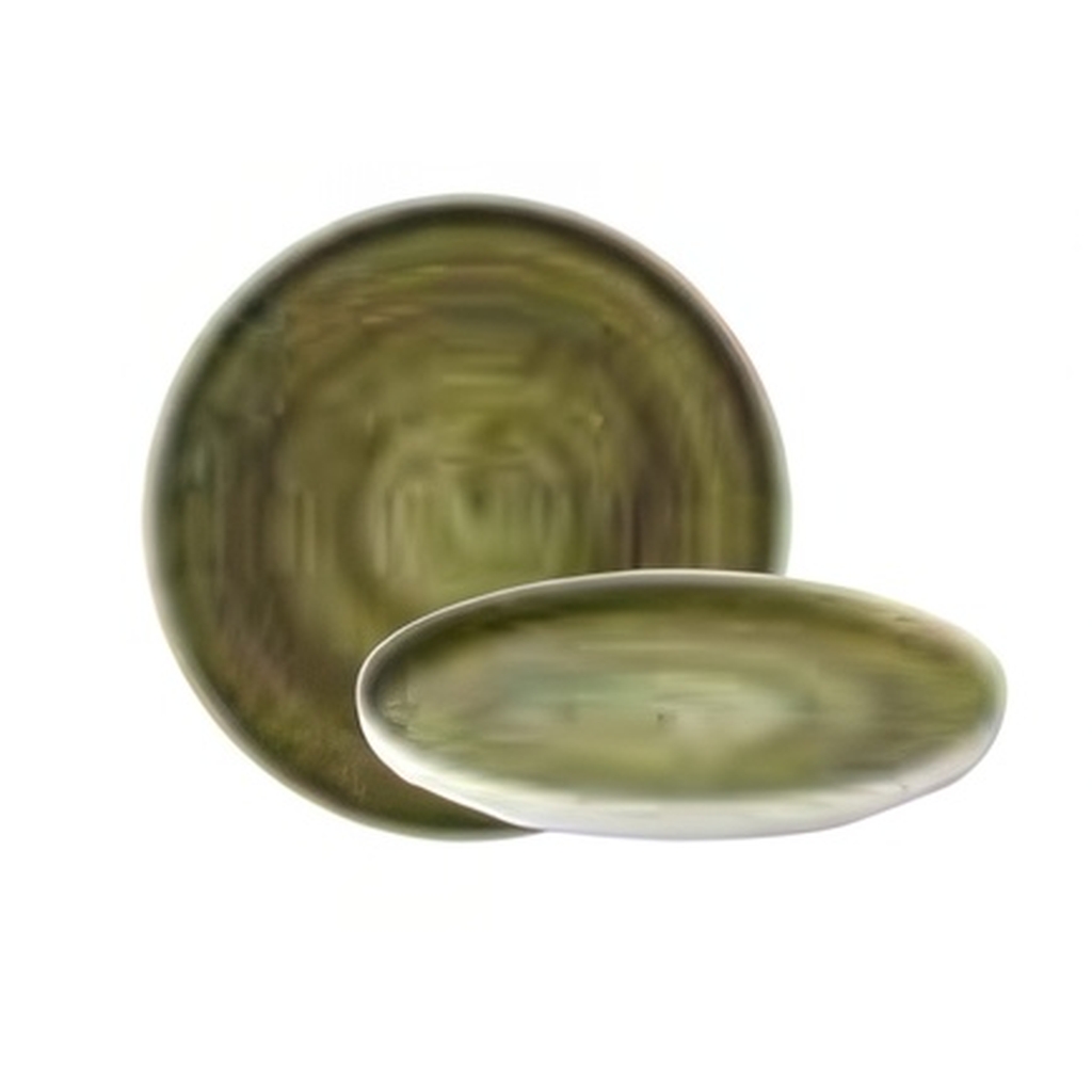 Тарелка мелкая d26см h2см с прямым бортом, Chefs Plate, Stonecast Plume, цвет Olive, PLGRWP261 миниатюра 1