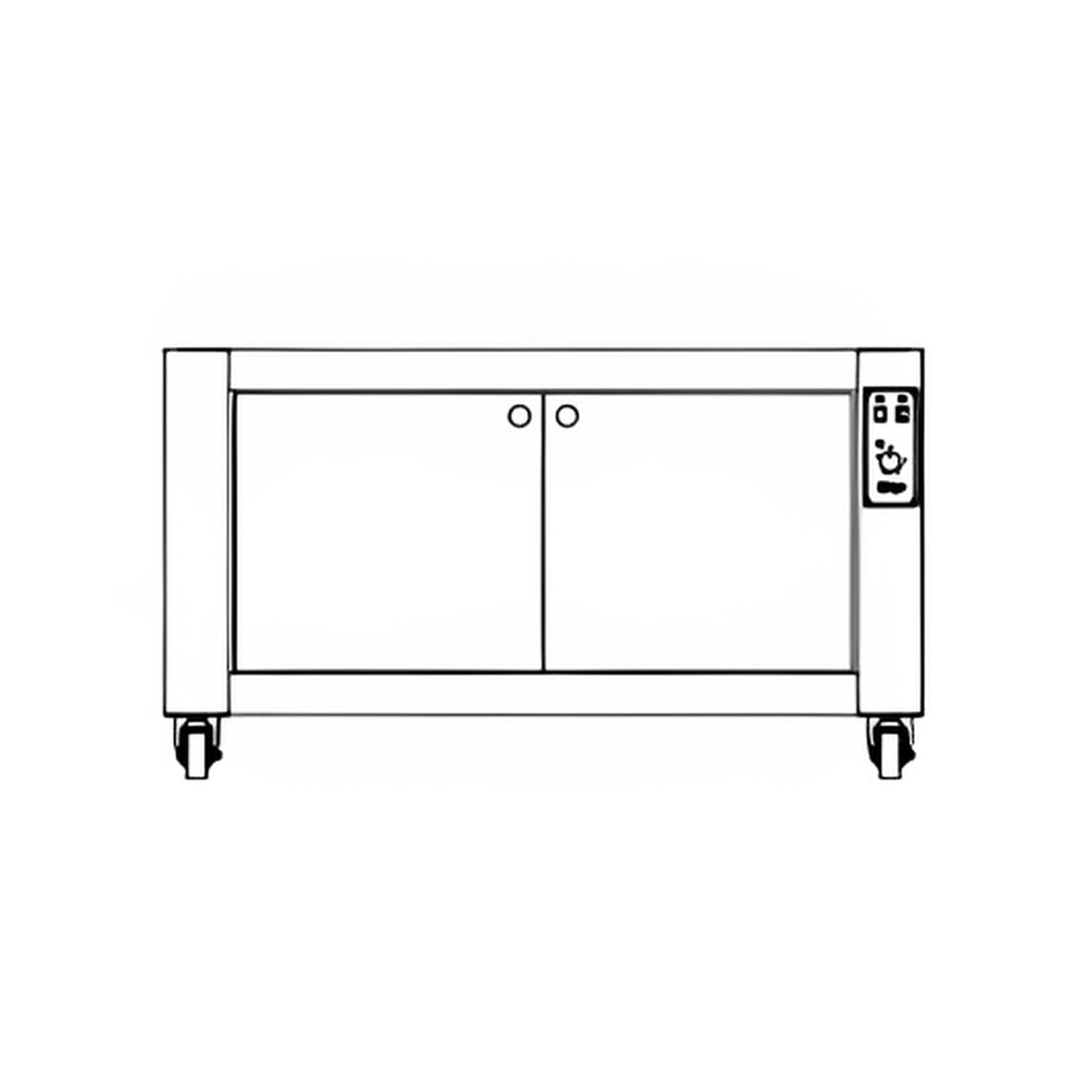 ШКАФ РАССТОЕЧНЫЙ ZANOLLI T POLIS 2/CL 2MC миниатюра 1