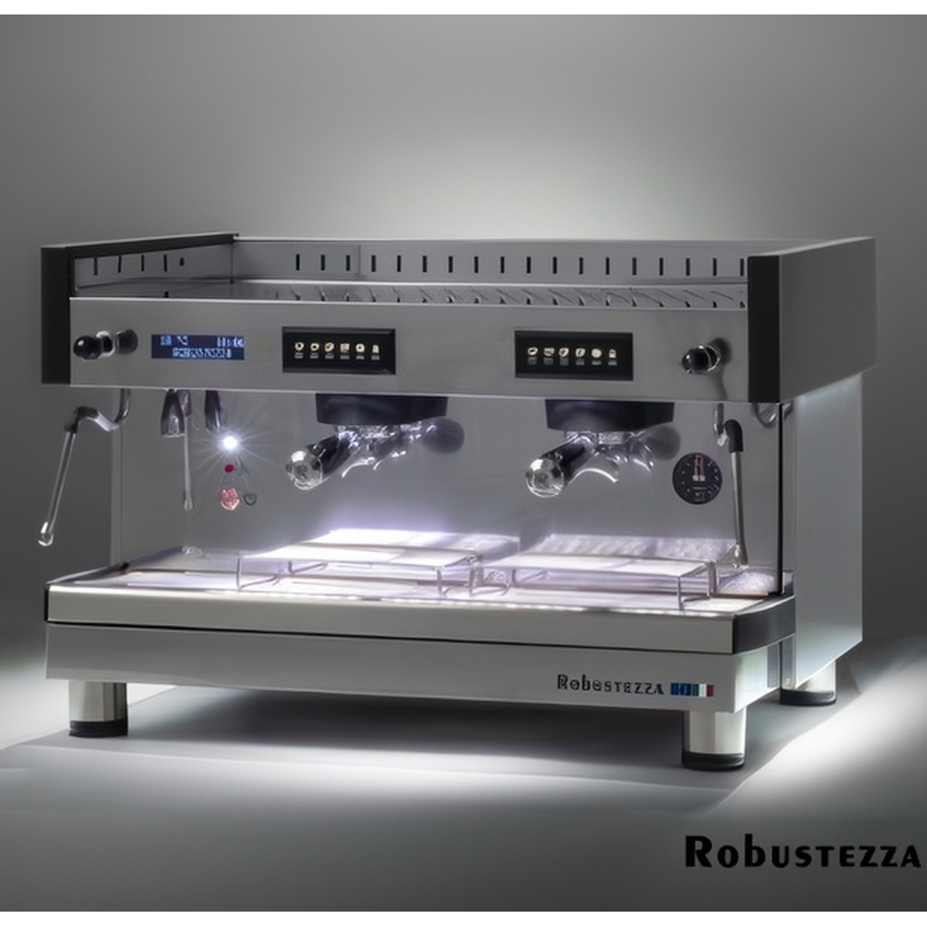 КОФЕМАШИНА АВТОМАТ ROBUSTEZZA AL2E/ ЧЕРНАЯ ВЫСОКАЯ ГРУППА МУЛЬТИФАЗНАЯ миниатюра 1