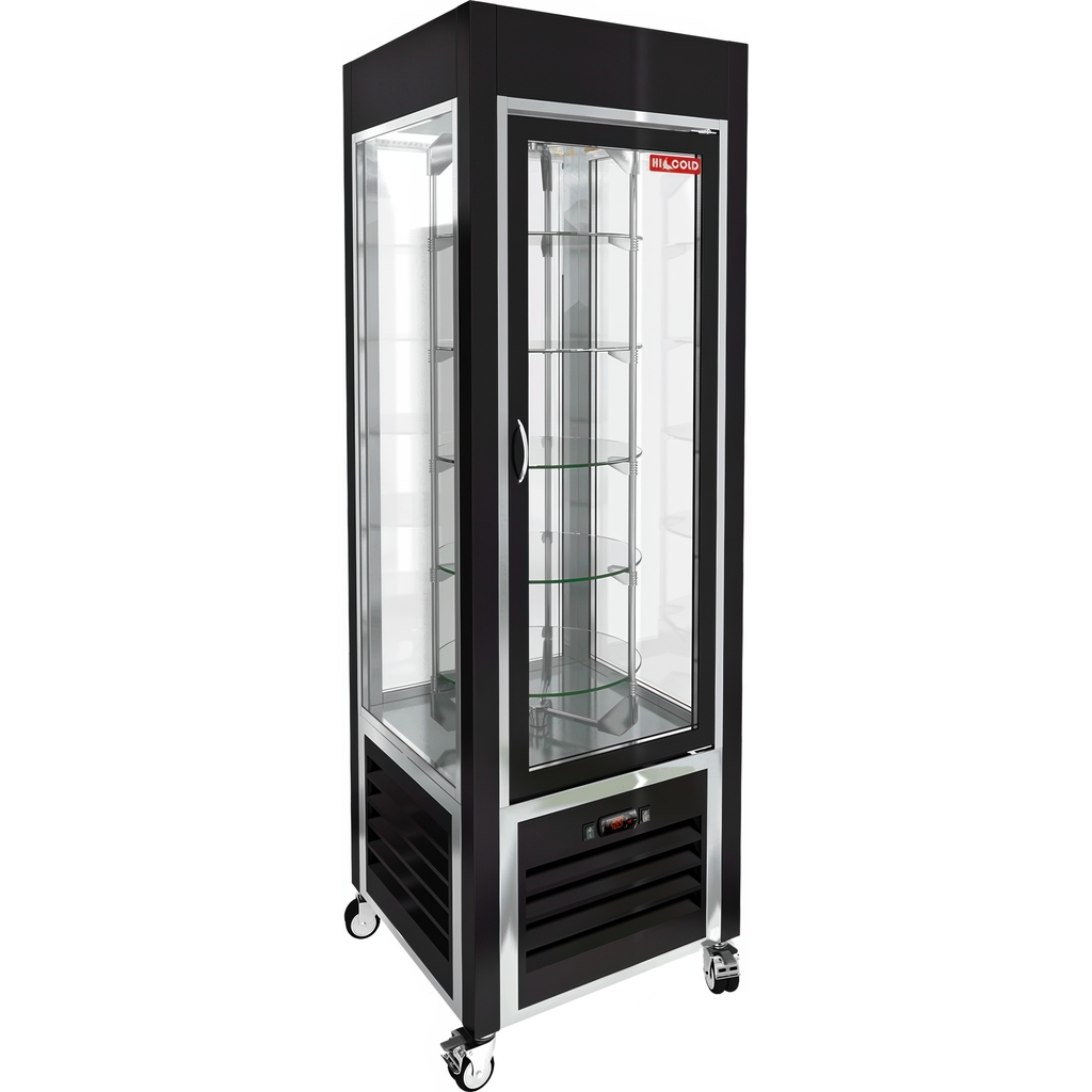 ВИТРИНА КОНДИТ/ВЕРТИКАЛЬНАЯ HICOLD VRC 350 R BLACK FR миниатюра 1