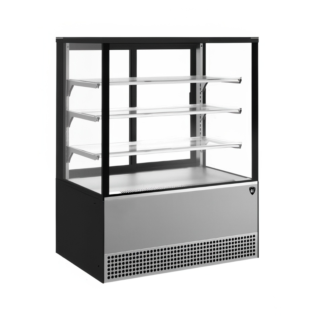 ВИТРИНА КОНДИТЕРСКАЯ KAYMAN KВК-950М ЛЮКС КВАДРО ЧЕРНЫЙ миниатюра 1