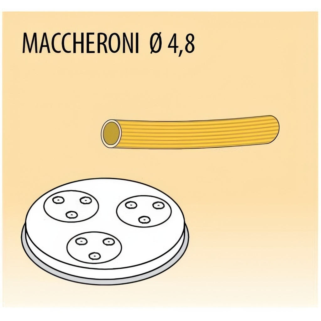 Насадка для MPF 2,5/MPF 4 MACCHERONI FIMAR паста диам. 4,8 мм миниатюра 1