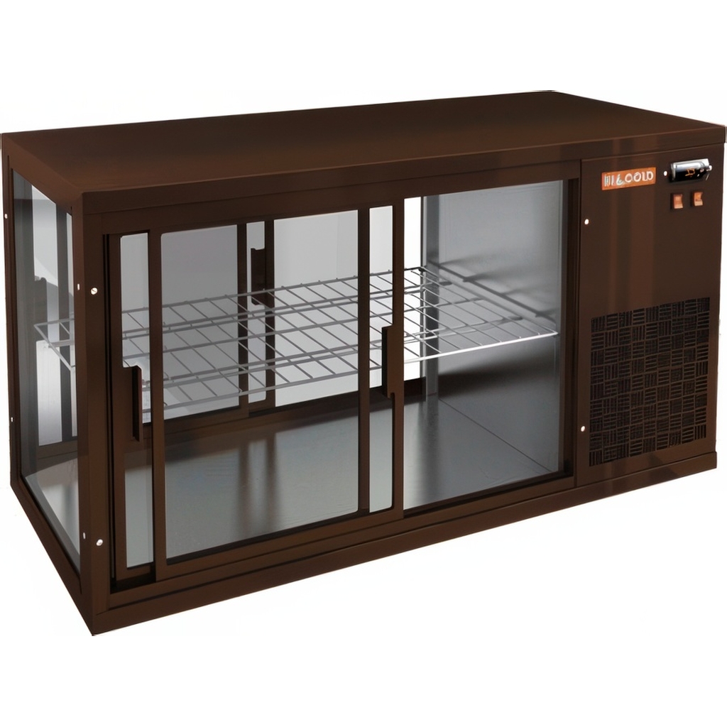 ВИТРИНА HICOLD VRL T 1300 R BROWN миниатюра 1