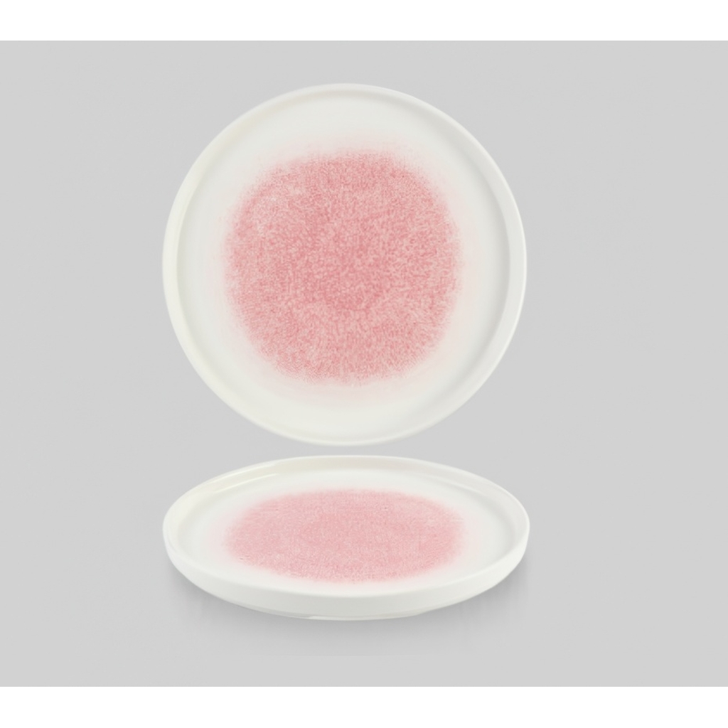 Тарелка мелкая 21см, h2см с прямым бортом, Chefs Plate, цвет Rose Quartz Pink, RKQPWP211 миниатюра 1