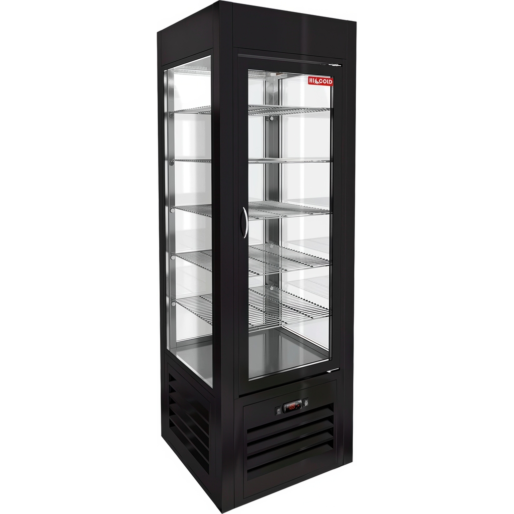 ВИТРИНА КОНДИТ/ВЕРТИКАЛЬНАЯ HICOLD VRC 350 SH BLACK миниатюра 1
