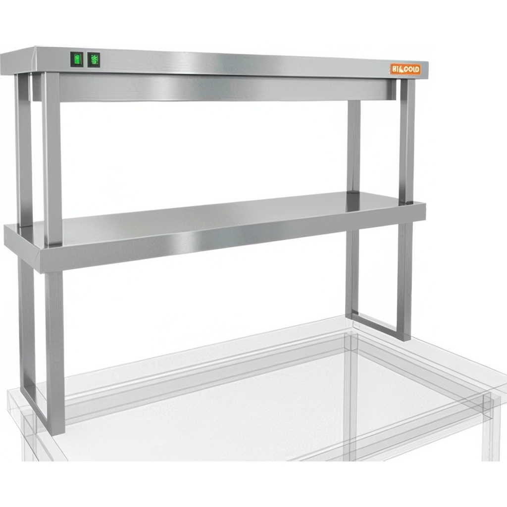 ПОЛКА ТЕПЛОВАЯ ДВУХЪЯРУСНАЯ HICOLD TP2K-12/4 миниатюра 1