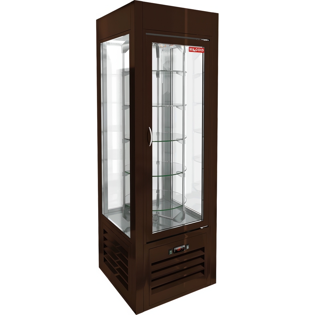ВИТРИНА КОНДИТ/ВЕРТИКАЛЬНАЯ HICOLD VRC 350 R Sh BROWN миниатюра 1
