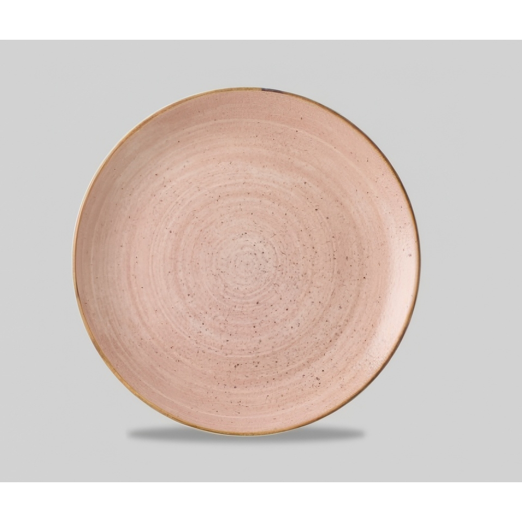 Тарелка мелкая 21,7см, без борта, Stonecast, цвет Terracotta SRTEEVP81 миниатюра 1