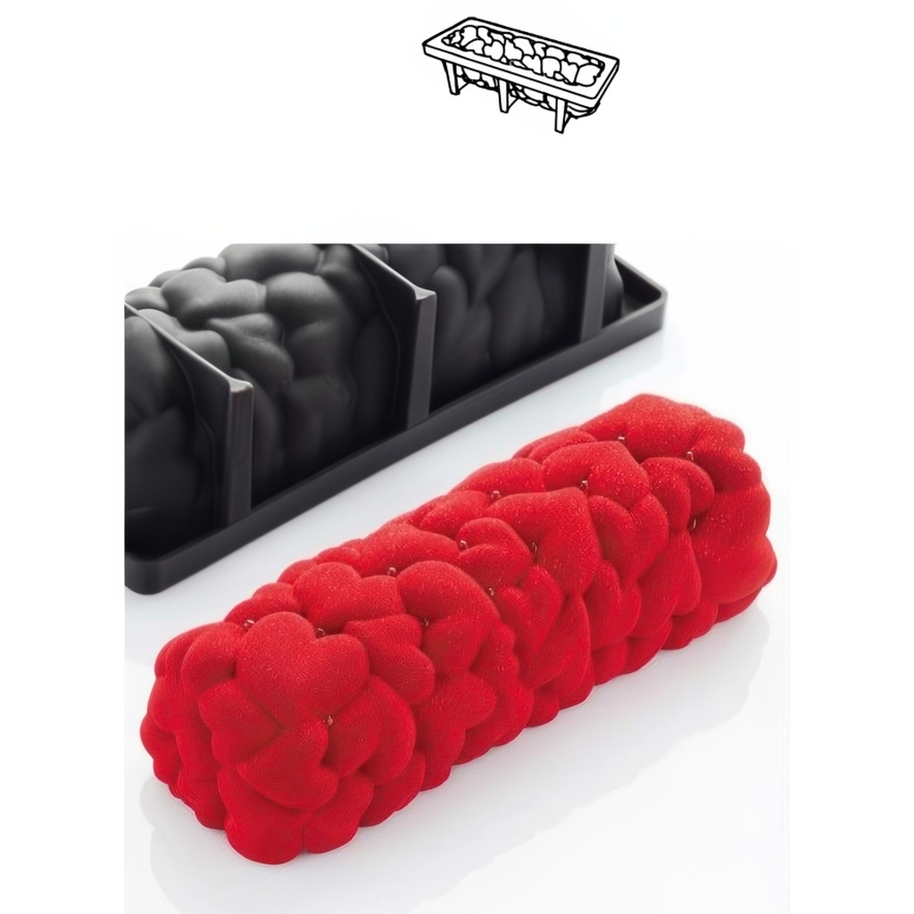 Форма силиконовая PAVOCAKE 3D "Eros" 250x93xh 74mm, 1250 ml, силикон KE083S миниатюра 1
