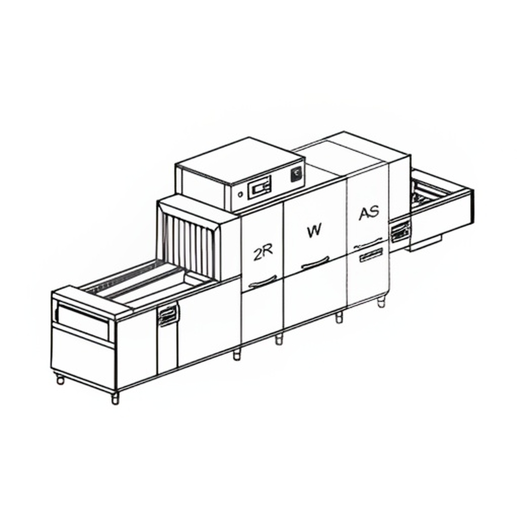 МАШИНА ПОСУДОМОЕЧНАЯ DIHR QX 246 SX+DDE+SAN+X-Belt+DRF99MB+HRF10/2 ЧАСТИ миниатюра 1