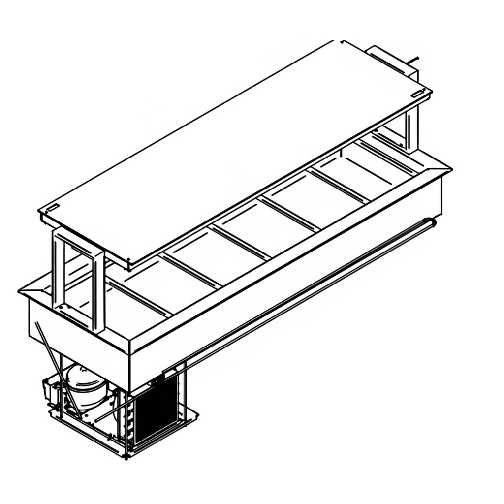 ПРИЛАВОК ХОЛОД. ENOFRIGO DOGE SVT FISSA 2000 RF ВСТР. миниатюра 1