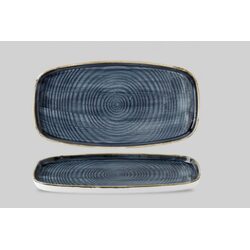 Блюдо  CHEFS 35х18,5см, с бортом, Stonecast, цвет Blueberry SBBSWO341