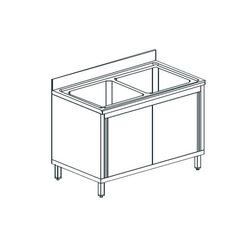 ВАННА МОЕЧНАЯ APACH CHEF LINE L2S106-44SD