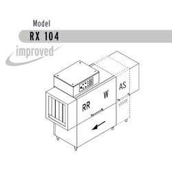 МАШИНА ПОСУДОМОЕЧНАЯ DIHR RX 104 AS SX+DDE+XP+DR64