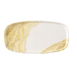 Блюдо овальное 30x15,4см h2cм цвет Tide Gold TDGDWO291