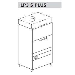 МАШИНА КОТЛОМОЕЧНАЯ DIHR LP3 S PLUS ELETTRONICA+DDE+PS