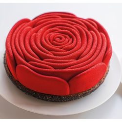 Форма силиконовая PAVOCAKE для торта 3D "Rose" d180мм h45мм, 960мл, KE080