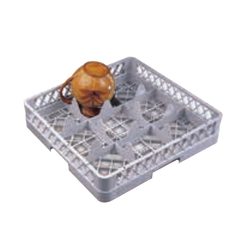 Стойка квадратная для посуды 9 ячеек 50x50см 14001-09