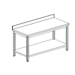 СТОЛ ПРОИЗВОДСТВЕННЫЙ APACH CHEF LINE LWT822SHU