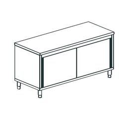 СТОЛ ПРОИЗВОДСТВЕННЫЙ ЗАКРЫТЫЙ APACH CHEF LINE LWC714SH2SD