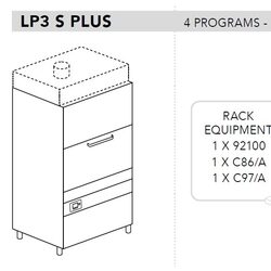 МАШИНА КОТЛОМОЕЧНАЯ DIHR LP3 S PLUS ELETTRONICA+XP+DDE